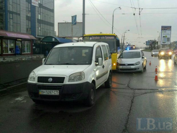 Пьяные сотрудники полиции устроили ДТП в Киеве. ФОТО