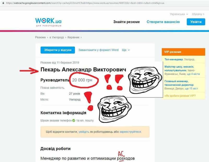 «Слуги народа» блистают «грамотностью»: по 20 ошибок в резюме или постах соцсетей